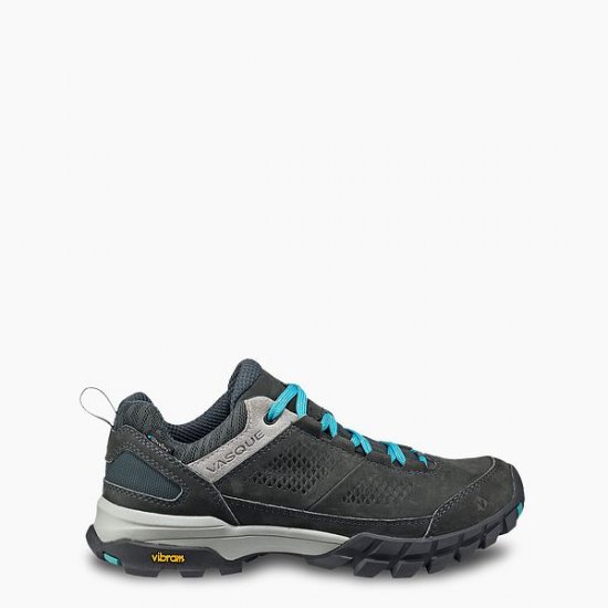 VASQUE | WOMEN'S TALUS AT LOW ULTRADRY WATERPROOF HIKING SHOE IN GRAY/TEAL - Click Image to Close