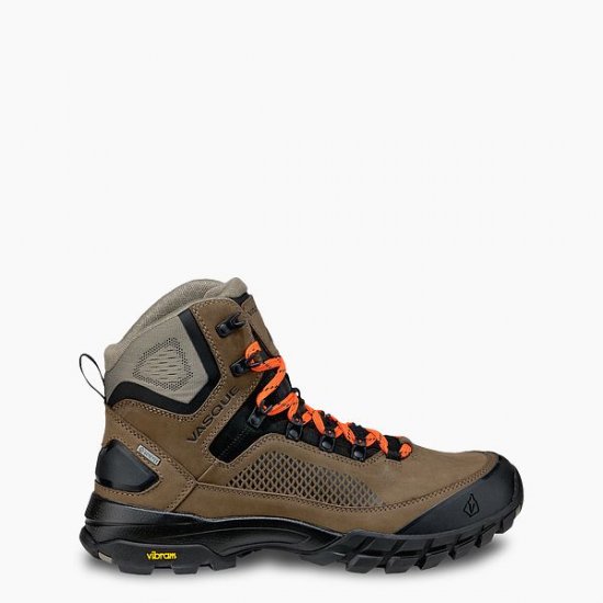 VASQUE | MEN'S TALUS XT GTX WATERPROOF HIKING BOOT IN BROWN/ORANGE - Click Image to Close