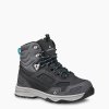 VASQUE | KID'S WATERPROOF HIKING BOOT IN GRAY/TEAL MAGNET/BALTIC