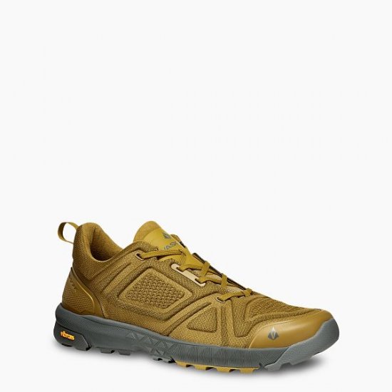 VASQUE | MEN'S SATORU TRAIL LT LOW LIGHTWEIGHT HIKING SHOE IN GOLD - Click Image to Close