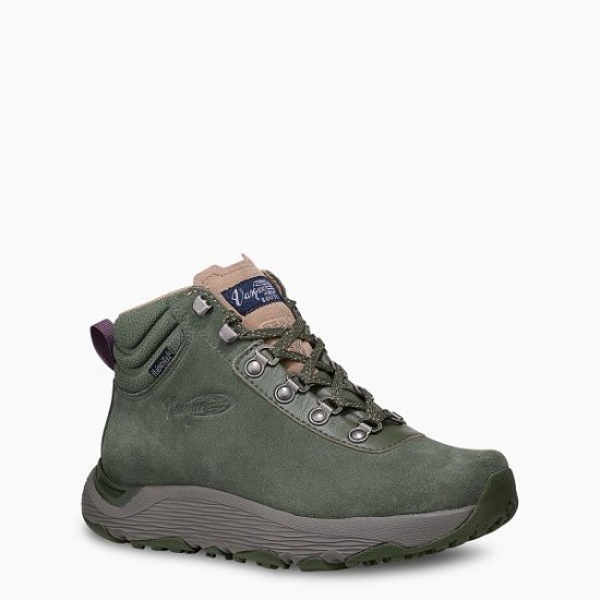 VASQUE | WOMEN'S SUNSETTER NTX WATERPROOF HIKING BOOT IN GREEN - Click Image to Close