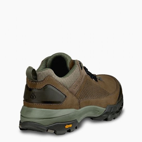 VASQUE | MEN'S TALUS XT LOW HIKING SHOE IN BROWN/GREEN - Click Image to Close