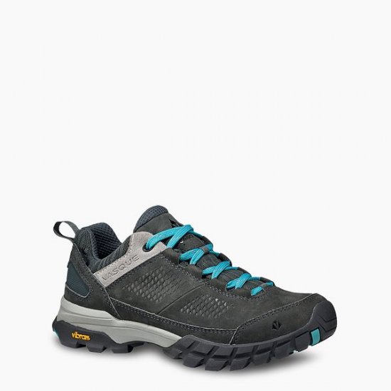 VASQUE | WOMEN'S TALUS AT LOW ULTRADRY WATERPROOF HIKING SHOE IN GRAY/TEAL - Click Image to Close