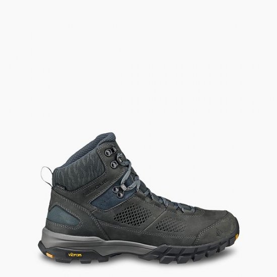 VASQUE | MEN'S TALUS AT ULTRADRY WATERPROOF HIKING BOOT IN GRAY/GOLD - Click Image to Close