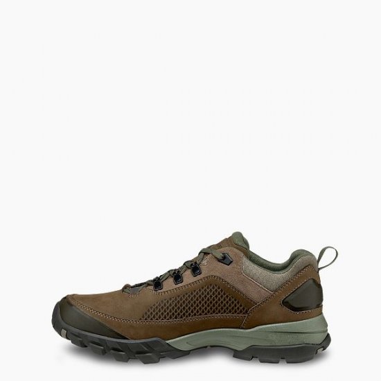 VASQUE | MEN'S TALUS XT LOW HIKING SHOE IN BROWN/GREEN - Click Image to Close