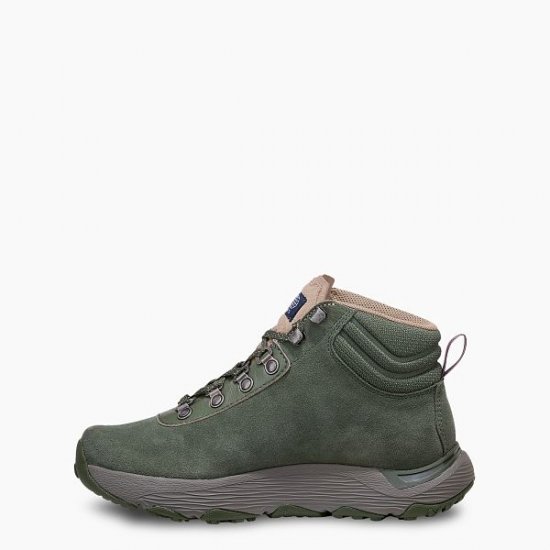 VASQUE | WOMEN'S SUNSETTER NTX WATERPROOF HIKING BOOT IN GREEN - Click Image to Close