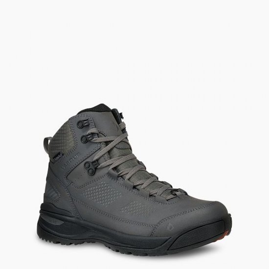 VASQUE | MEN'S TALUS WT NTX WATERPROOF, INSULATED HIKING BOOT IN GRAY - Click Image to Close