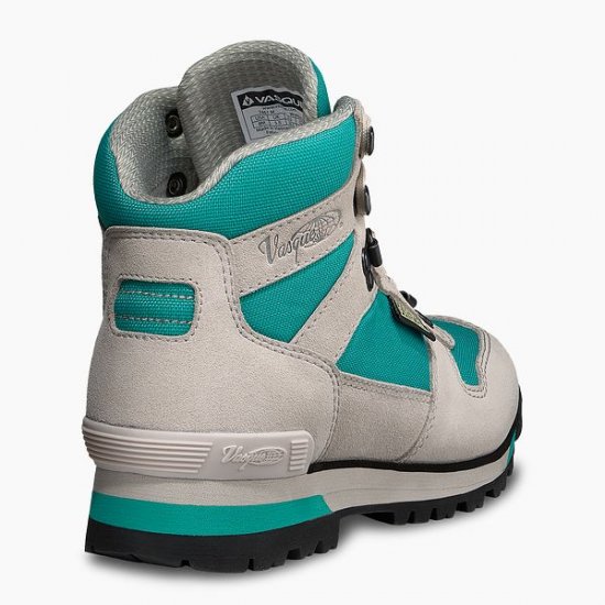 VASQUE | WOMEN'S CLARION '88 GTX WATERPROOF HIKING BOOT IN GRAY/TEAL - Click Image to Close