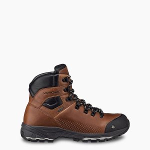 VASQUE | MEN'S ST. ELIAS FG GTX WATERPROOF HIKING BOOT IN BROWN