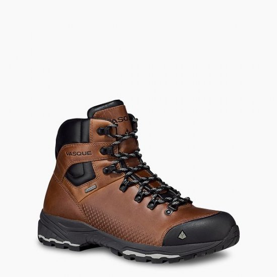 VASQUE | MEN'S ST. ELIAS FG GTX WATERPROOF HIKING BOOT IN BROWN - Click Image to Close