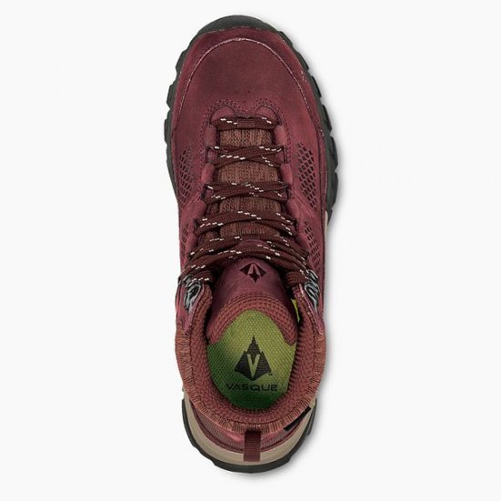 VASQUE | WOMEN'S TALUS AT ULTRADRY WATERPROOF HIKING BOOT IN PURPLE/GREEN - Click Image to Close